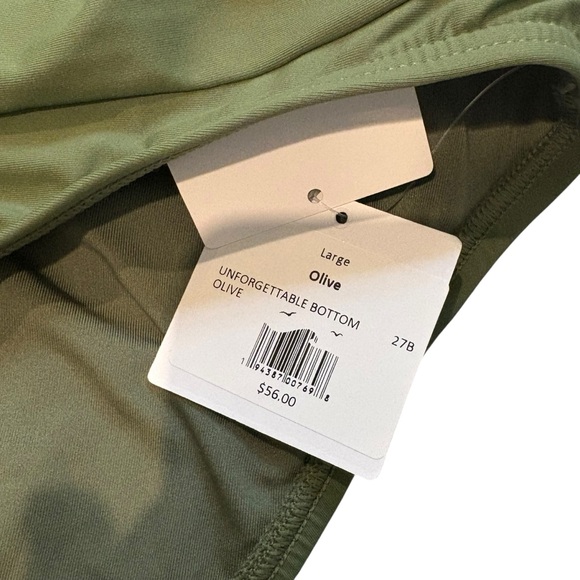NWT, Sunsets Unforgettable Olive Bikini Bottoms, Sz L - Picture 8 of 9